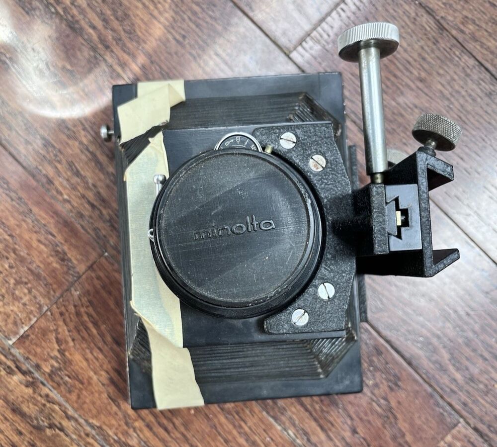 Minolta Black Bellow Adjustable Camera Accessory Vintage